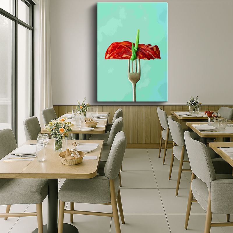 Yiyecek & İçecek Kanvas Tablo 230