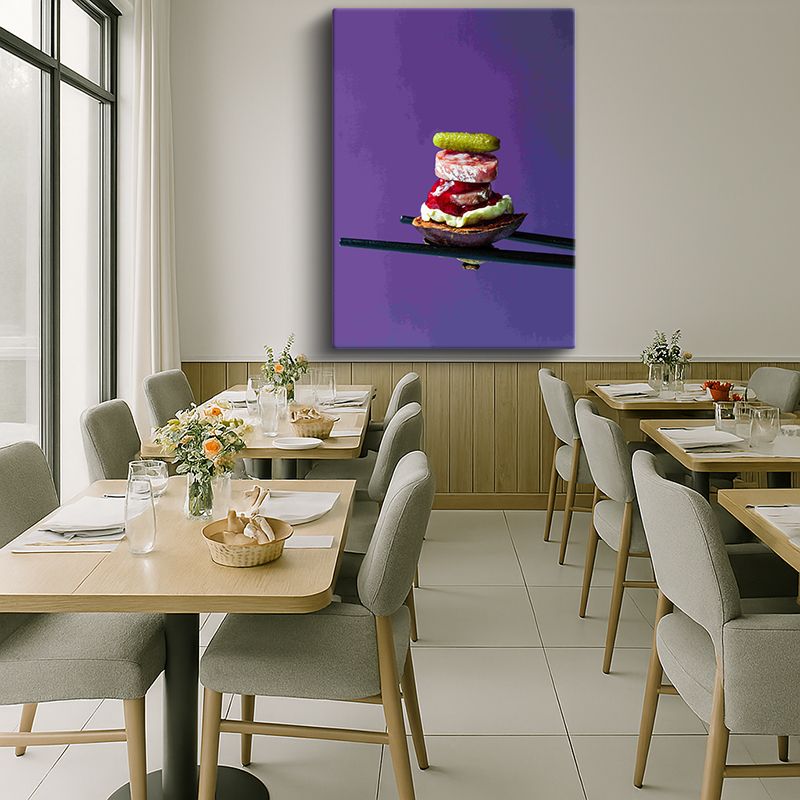 Yiyecek & İçecek Kanvas Tablo 252