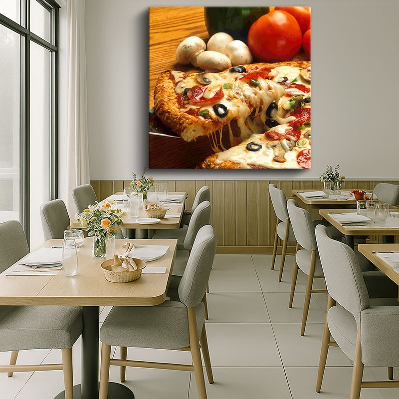 Yiyecek & İçecek Kanvas Tablo 298