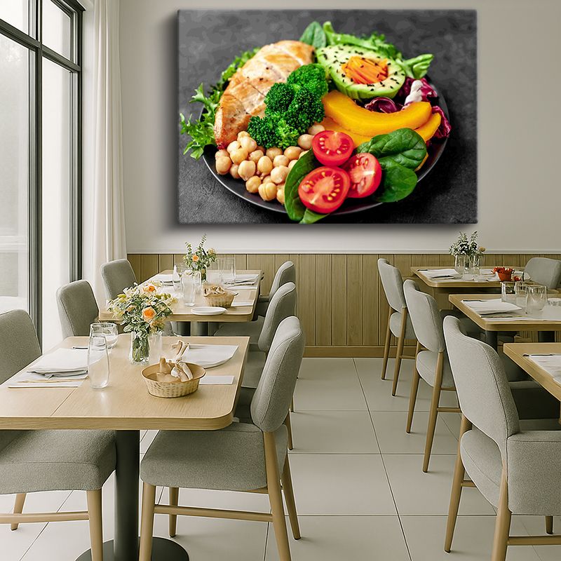 Yiyecek & İçecek Kanvas Tablo 312