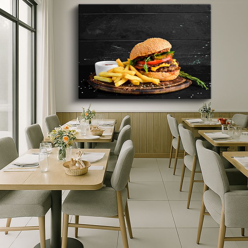 Yiyecek & İçecek Kanvas Tablo 314