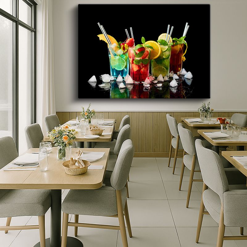 Yiyecek & İçecek Kanvas Tablo 326