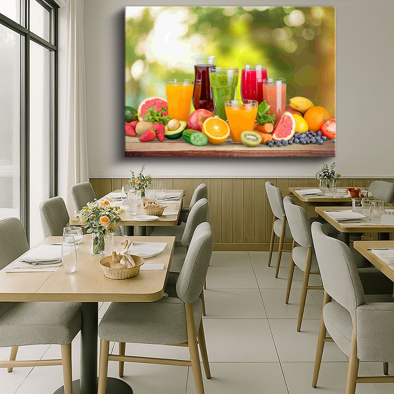 Yiyecek & İçecek Kanvas Tablo 335