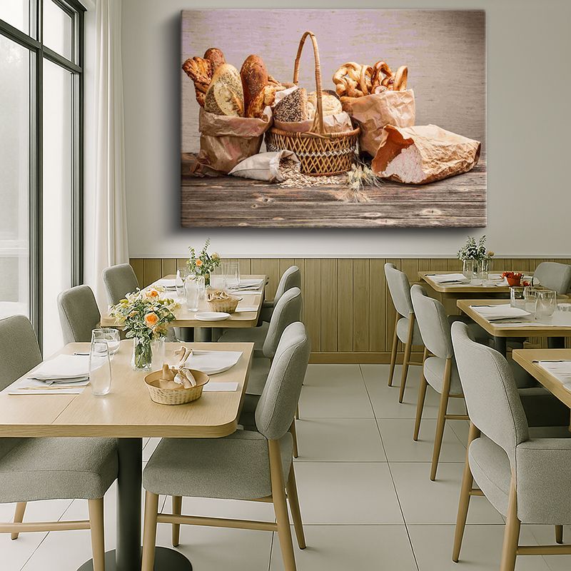 Yiyecek & İçecek Kanvas Tablo 338