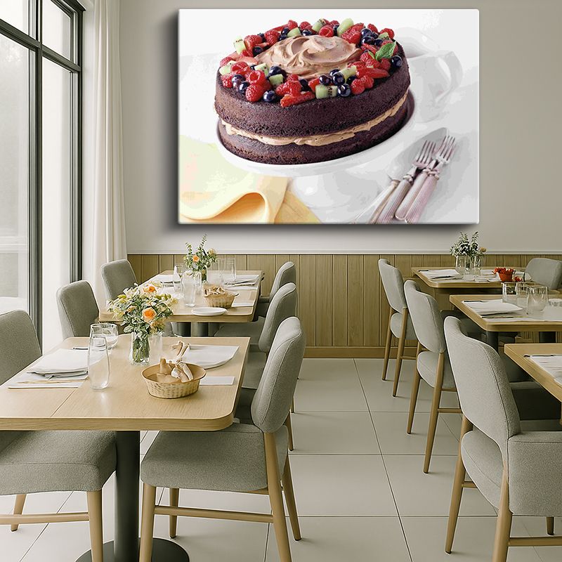 Yiyecek & İçecek Kanvas Tablo 347