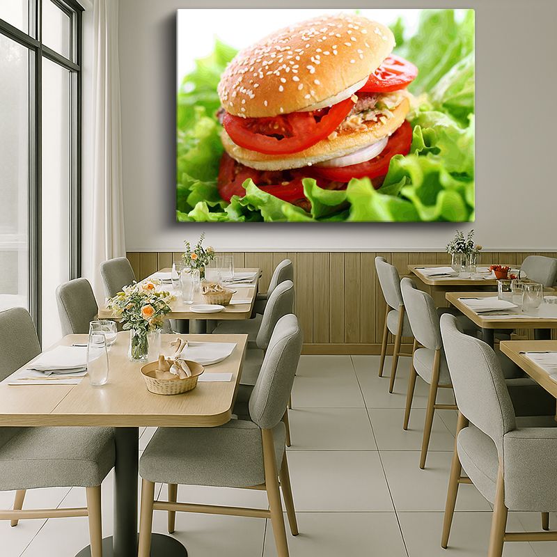 Yiyecek & İçecek Kanvas Tablo 363