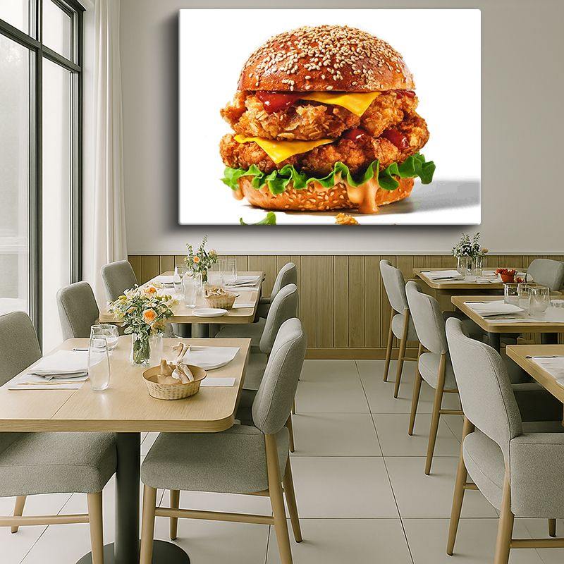 Yiyecek & İçecek Kanvas Tablo 371