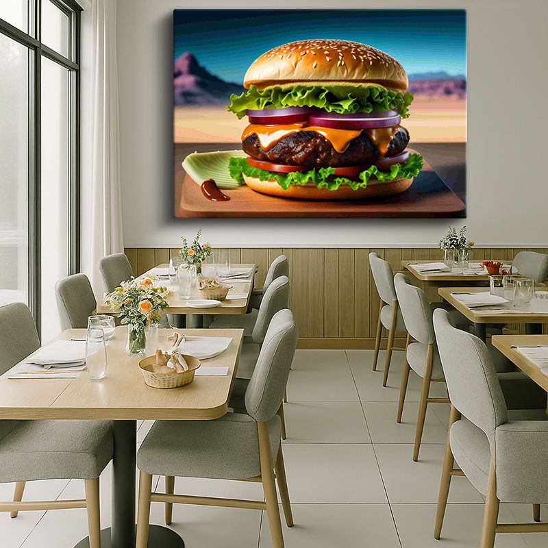 Yiyecek & İçecek Kanvas Tablo 372