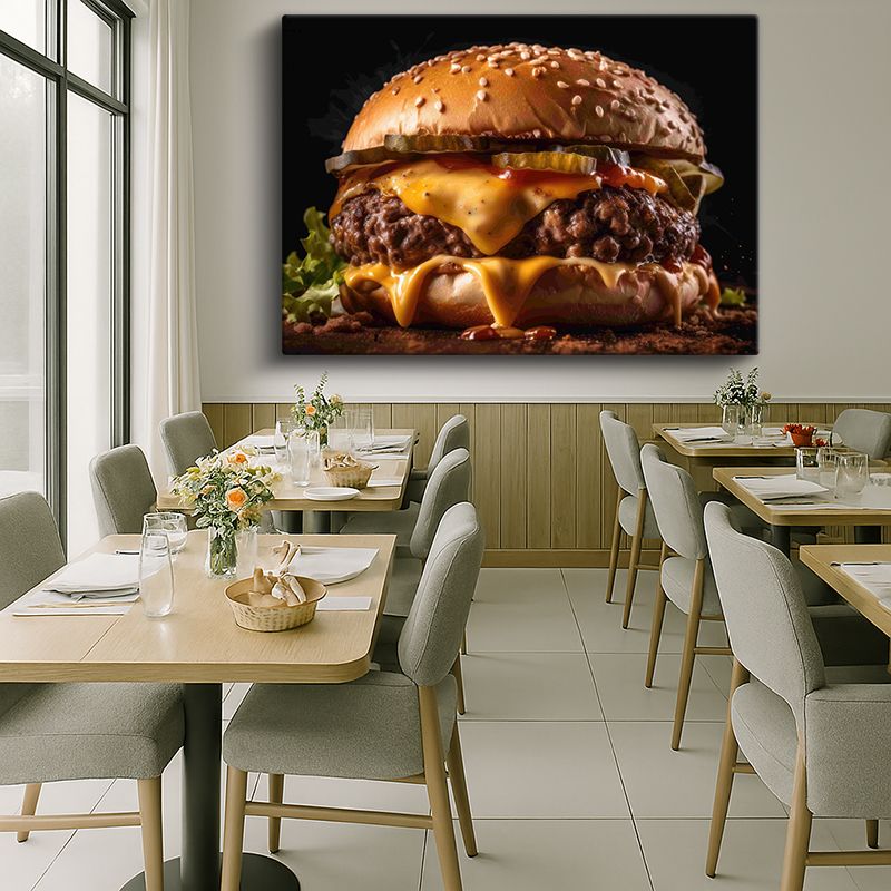 Yiyecek & İçecek Kanvas Tablo 375