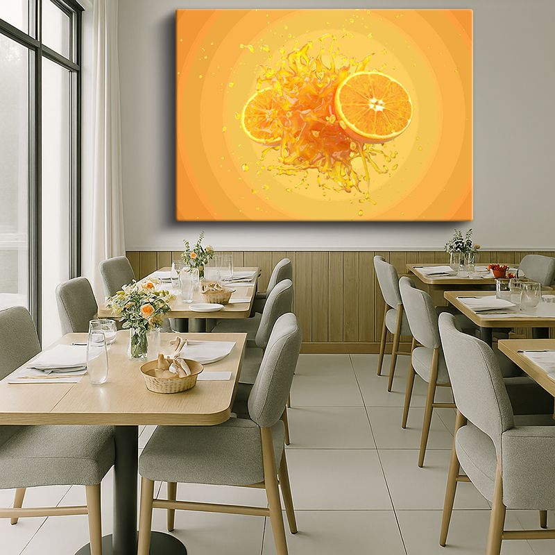 Yiyecek & İçecek Kanvas Tablo 386