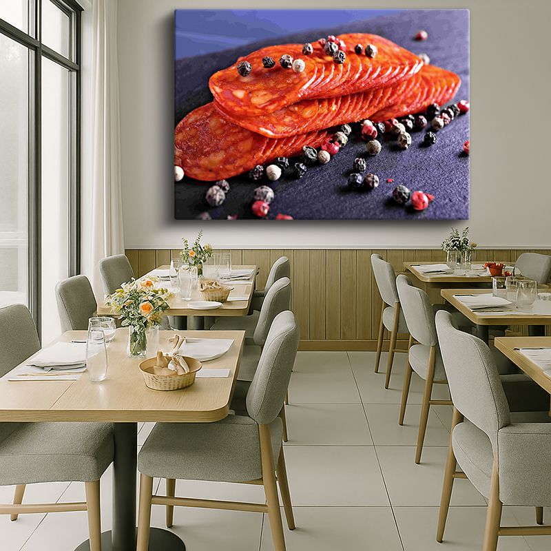 Yiyecek & İçecek Kanvas Tablo 410