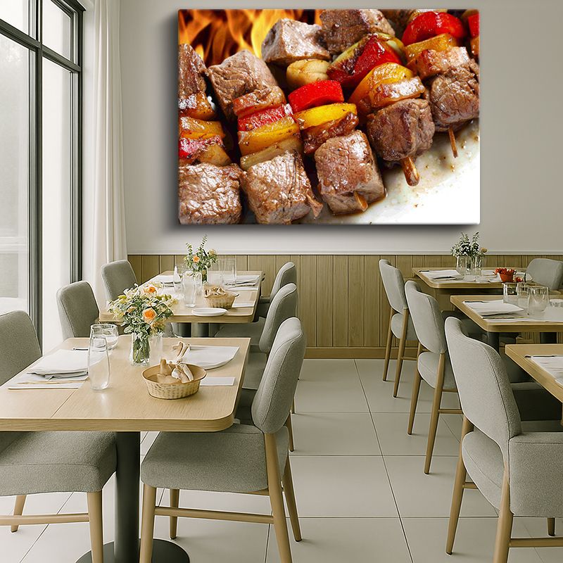 Yiyecek & İçecek Kanvas Tablo 458