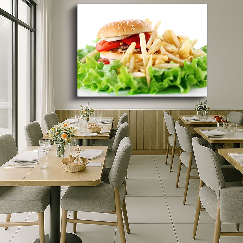 Yiyecek & İçecek Kanvas Tablo 464