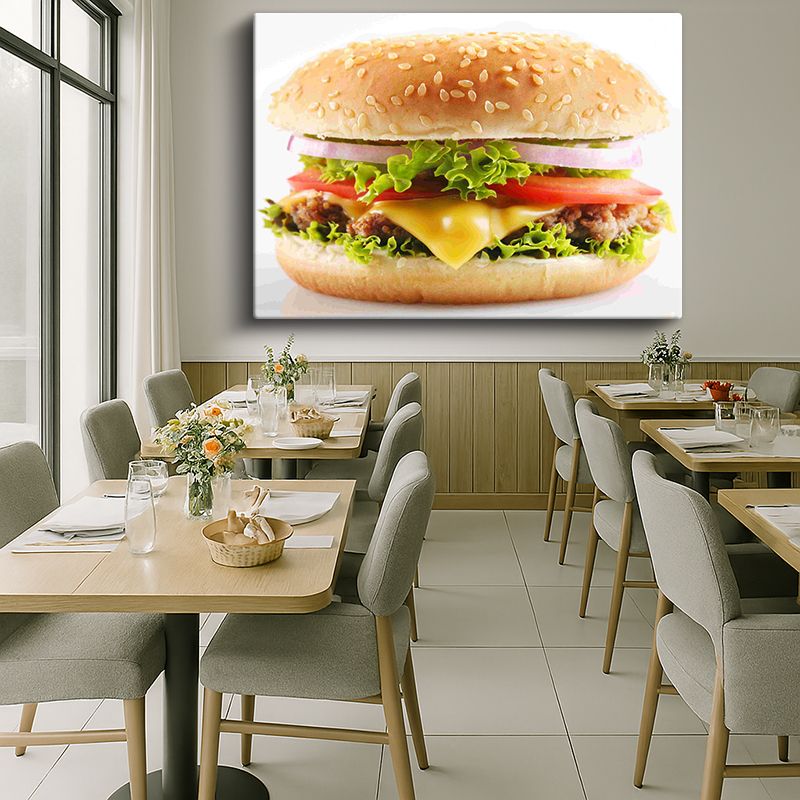 Yiyecek & İçecek Kanvas Tablo 468