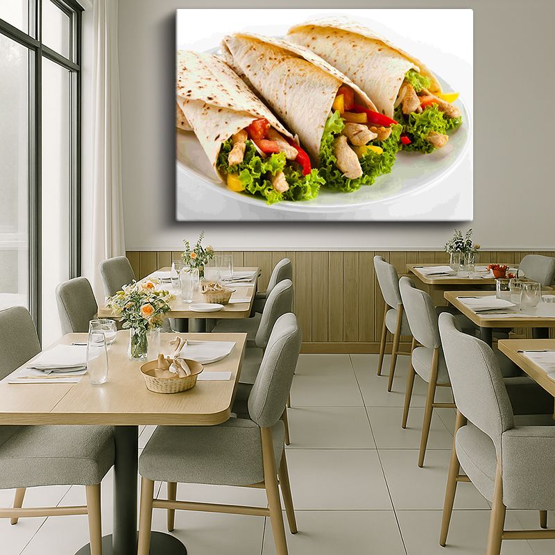 Yiyecek & İçecek Kanvas Tablo 482