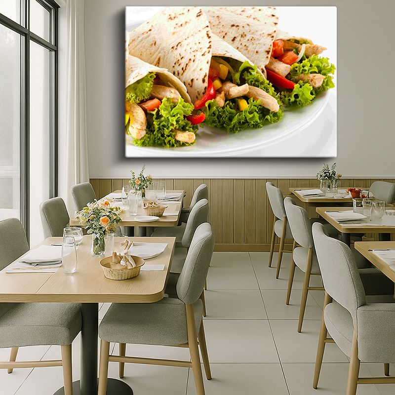 Yiyecek & İçecek Kanvas Tablo 483