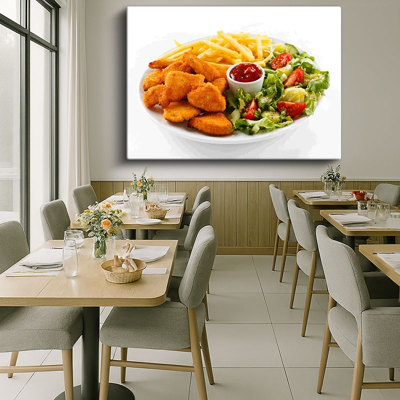 Yiyecek & İçecek Kanvas Tablo 491