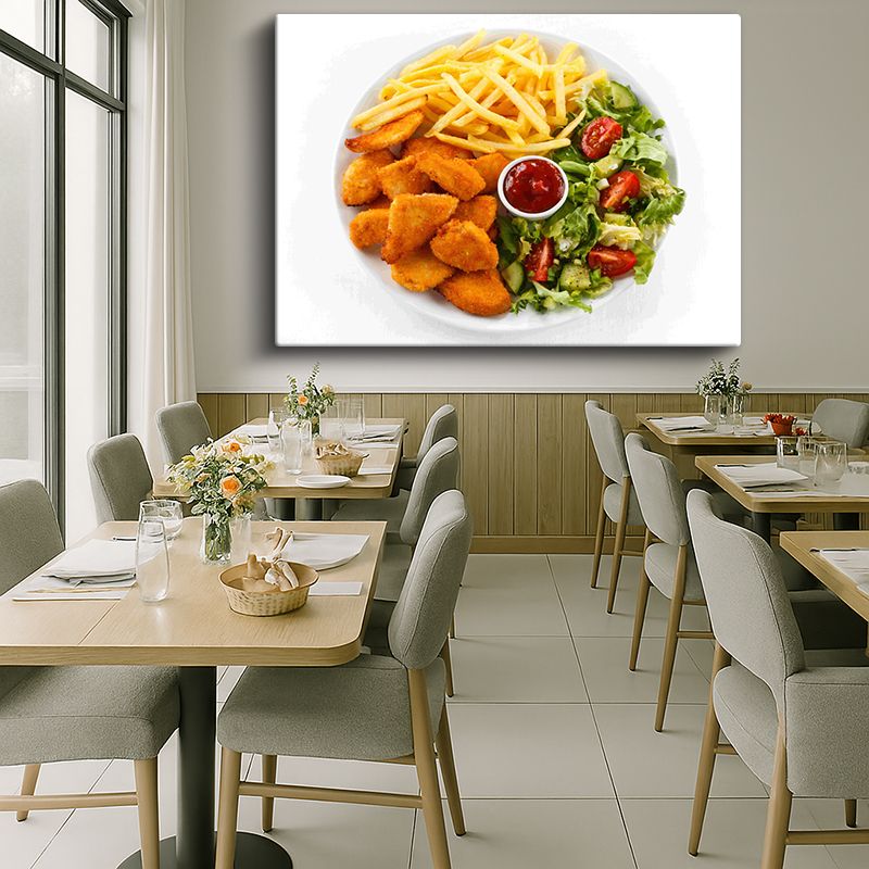 Yiyecek & İçecek Kanvas Tablo 492