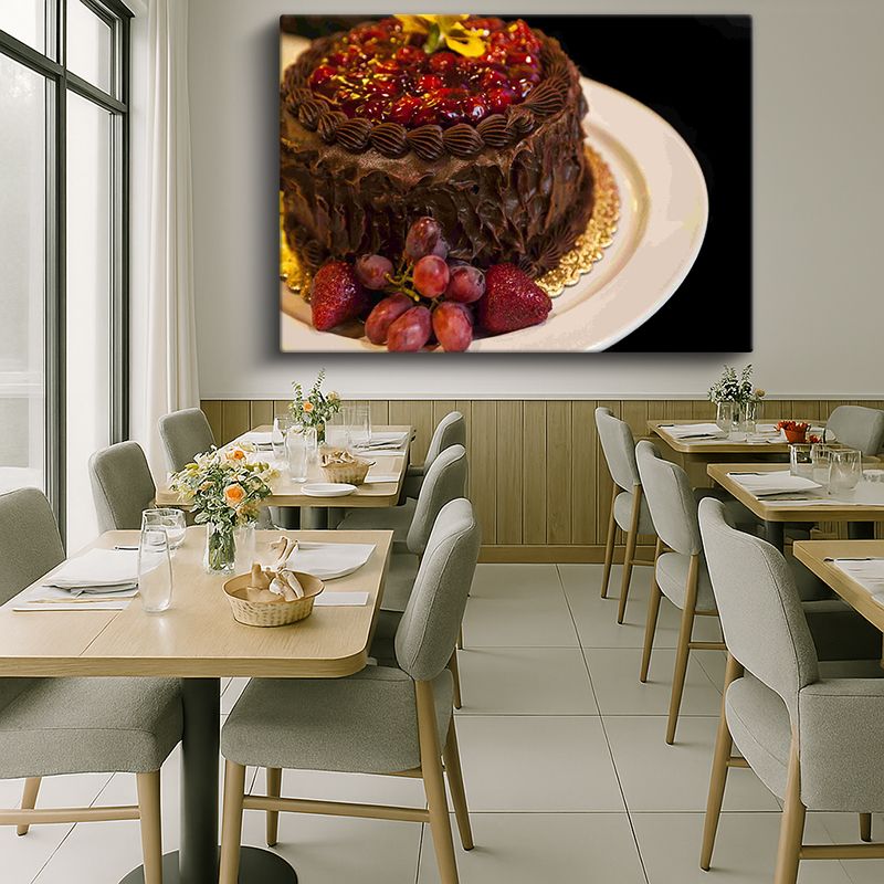 Yiyecek & İçecek Kanvas Tablo 494