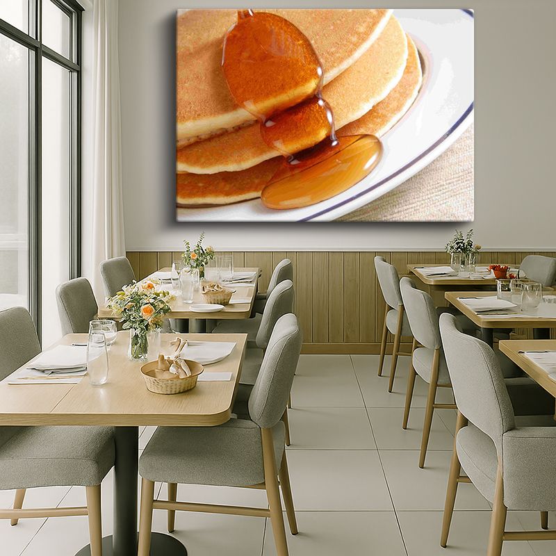 Yiyecek & İçecek Kanvas Tablo 499