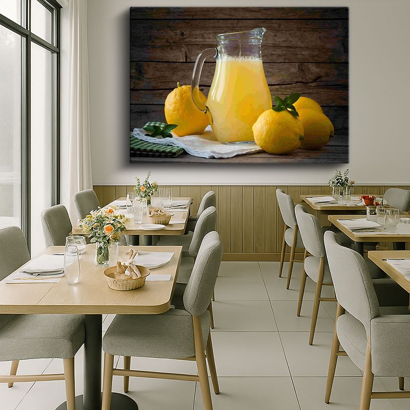 Yiyecek & İçecek Kanvas Tablo 504