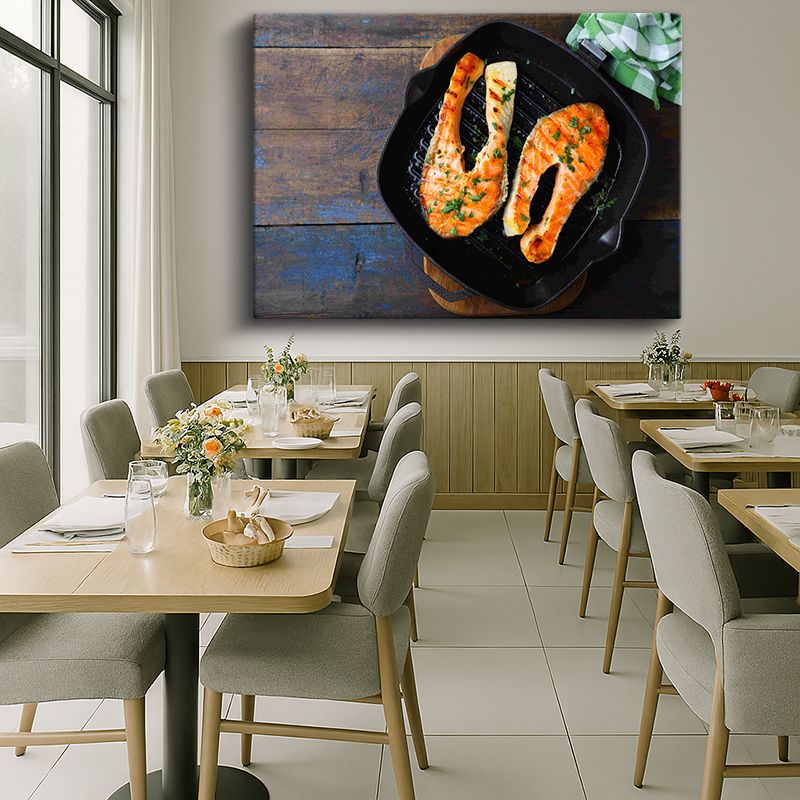 Yiyecek & İçecek Kanvas Tablo 516