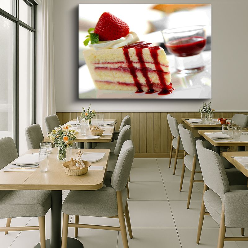 Yiyecek & İçecek Kanvas Tablo 522