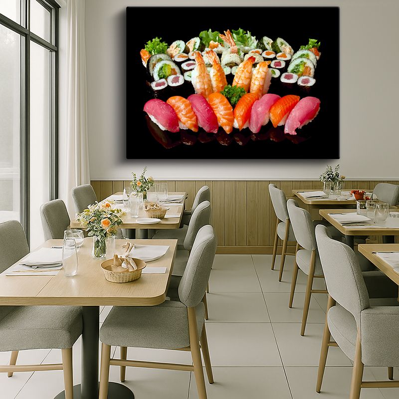 Yiyecek & İçecek Kanvas Tablo 566