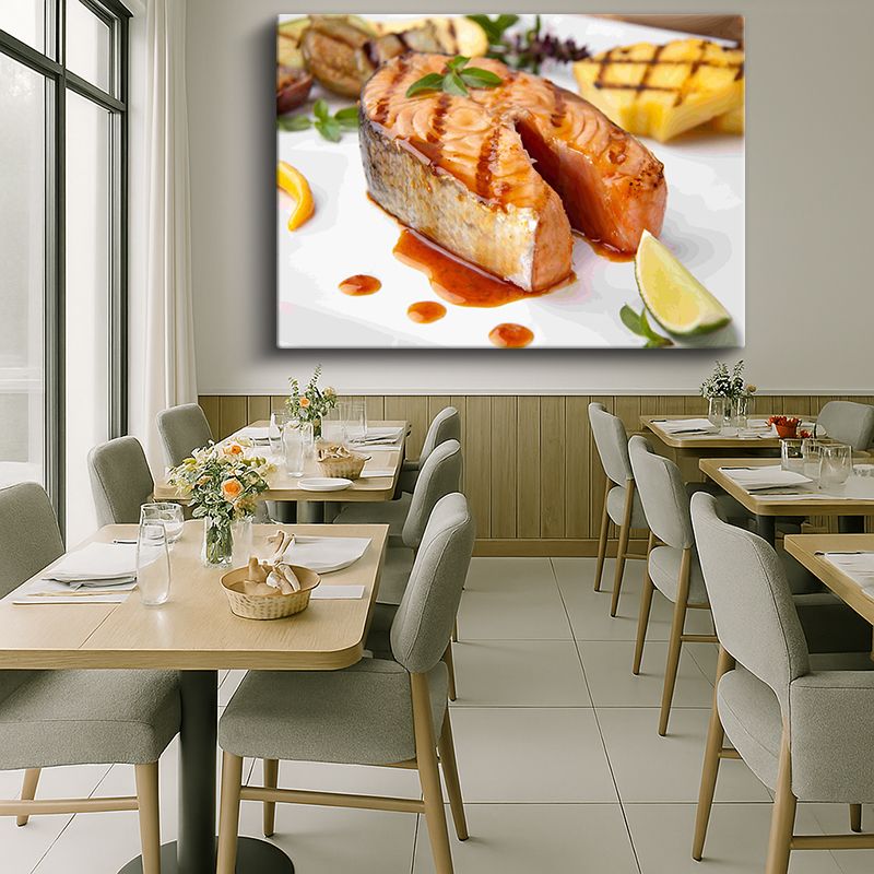 Yiyecek & İçecek Kanvas Tablo 586