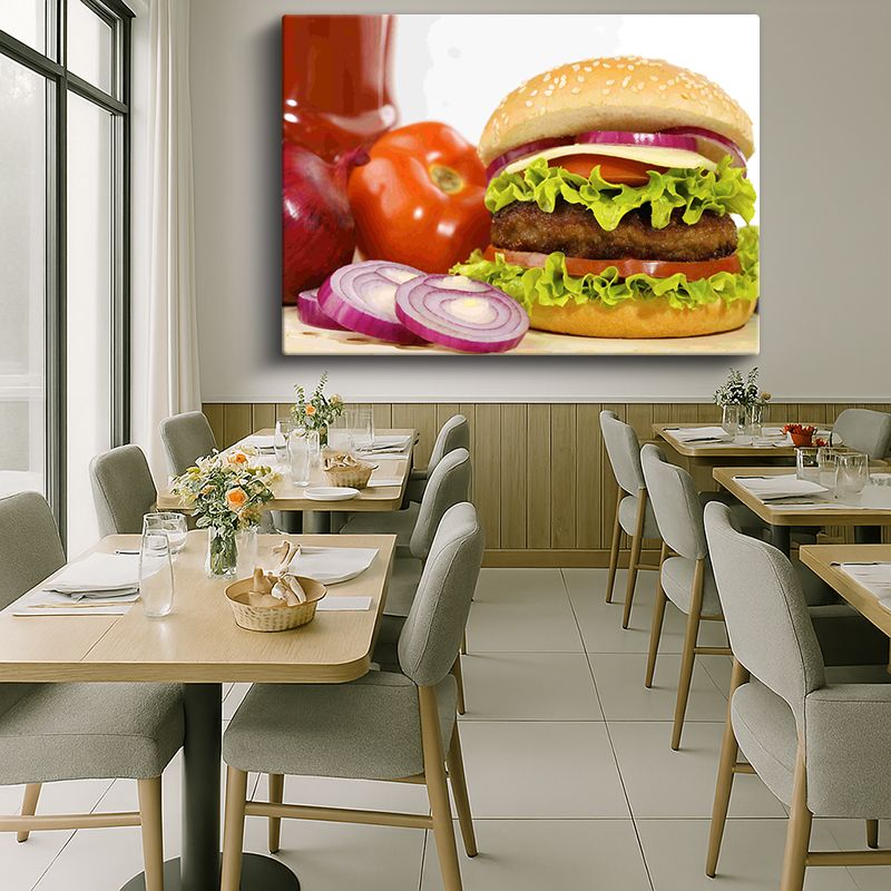 Yiyecek & İçecek Kanvas Tablo 588