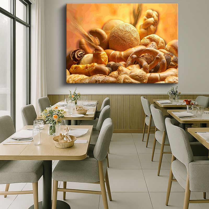 Yiyecek & İçecek Kanvas Tablo 595