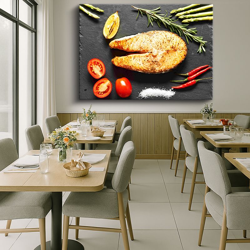 Yiyecek & İçecek Kanvas Tablo 596