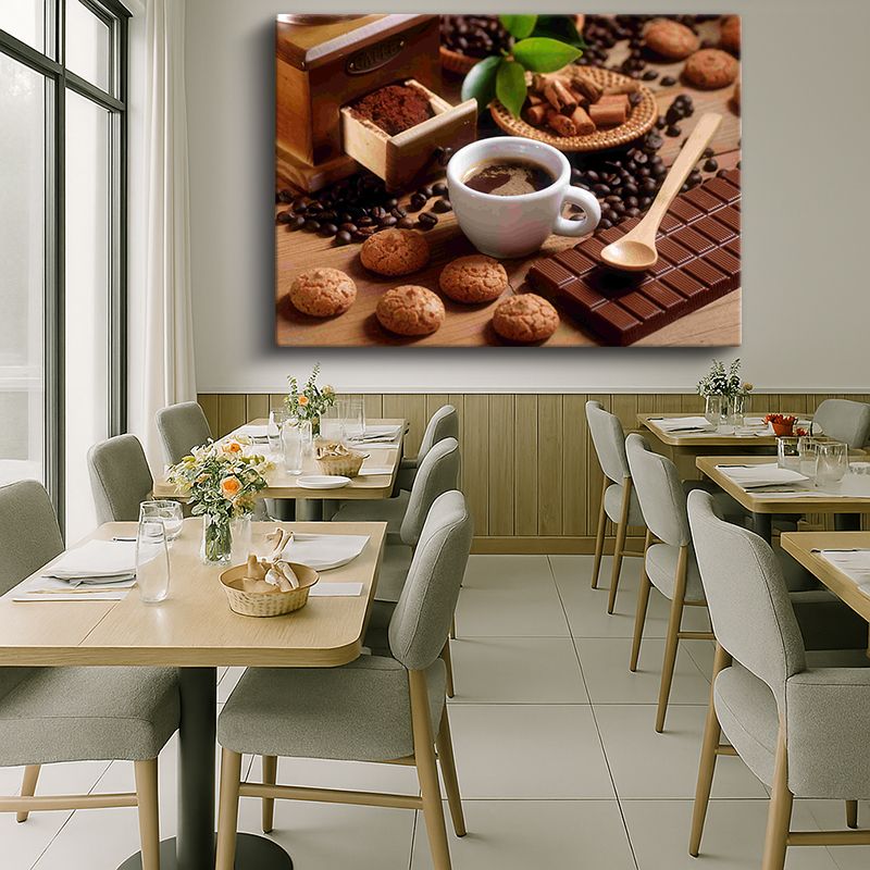 Yiyecek & İçecek Kanvas Tablo 597