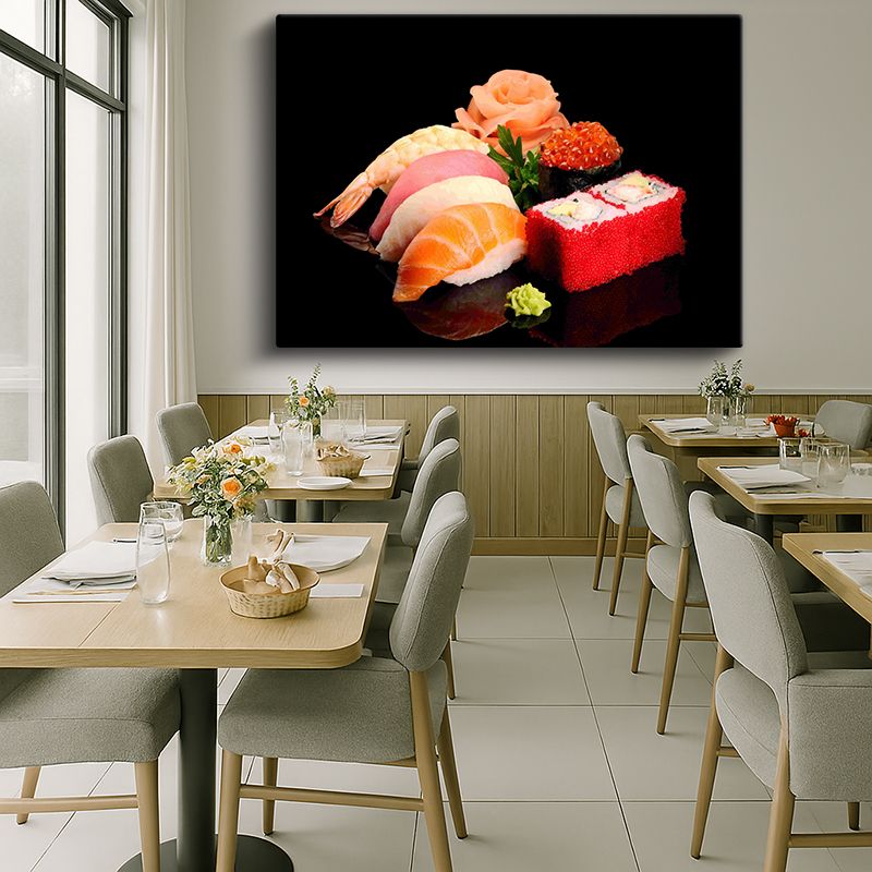 Yiyecek & İçecek Kanvas Tablo 598