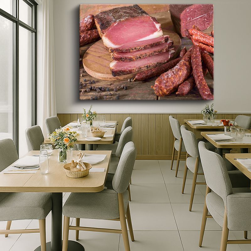 Yiyecek & İçecek Kanvas Tablo 600