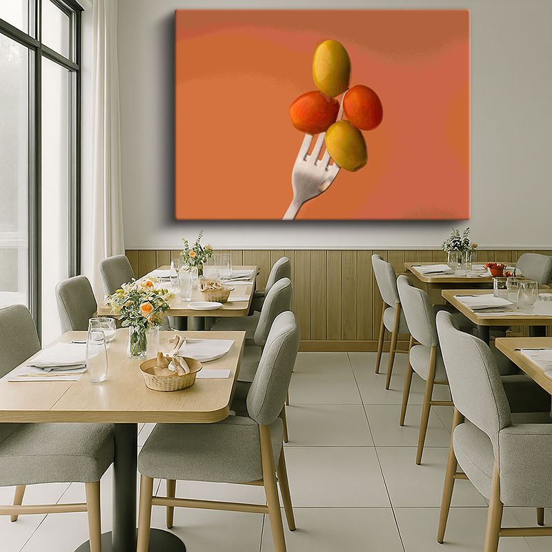 Yiyecek & İçecek Kanvas Tablo 609