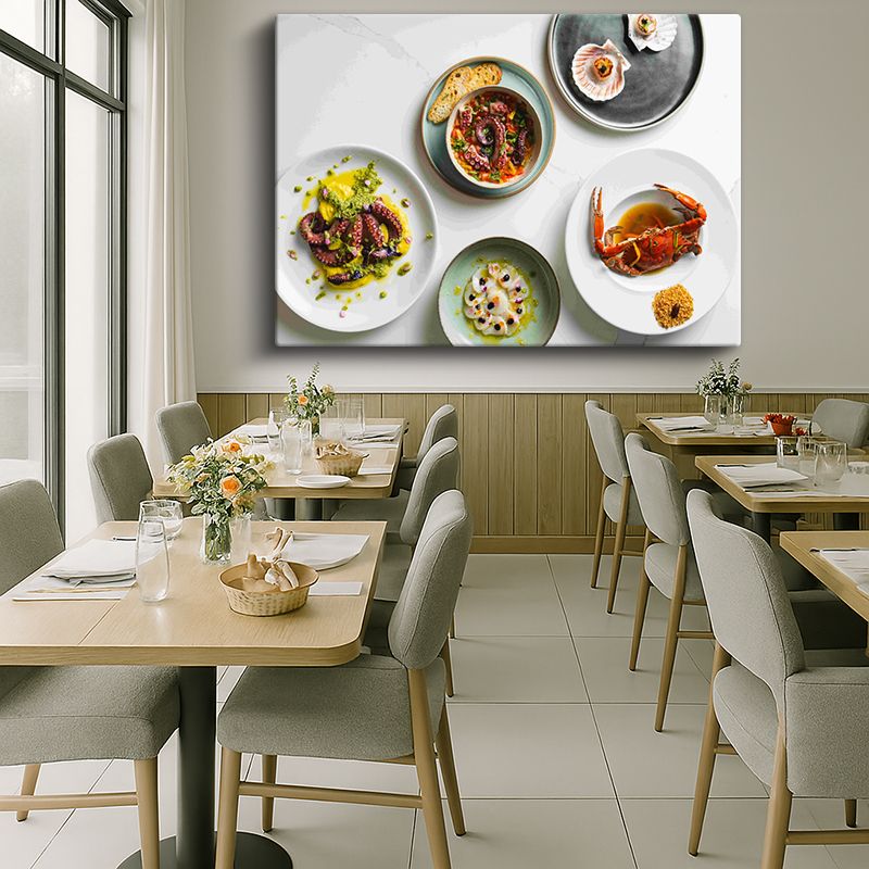 Yiyecek & İçecek Kanvas Tablo 654